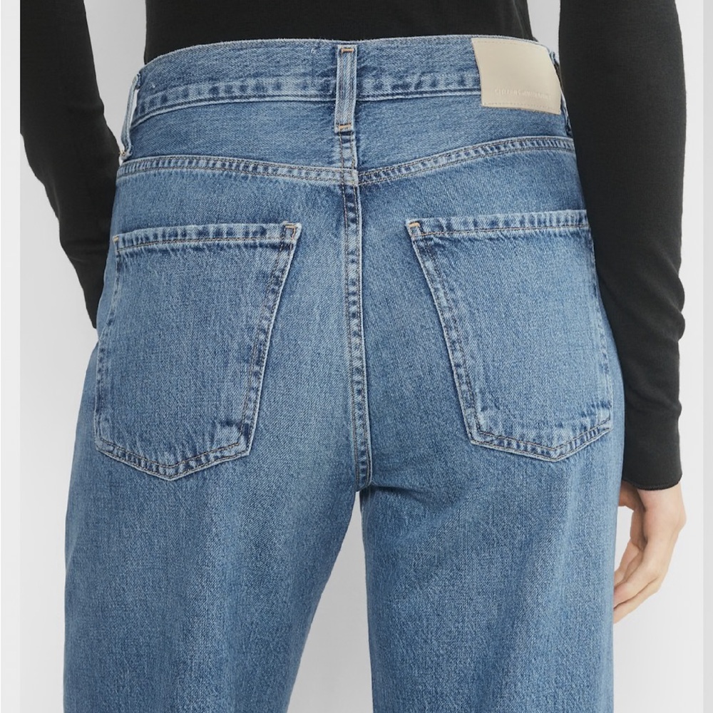 Aritzia Citizens Of Humanity Medium Blue Wide Leg Jeans Annina Jean - Picture 7 of 8